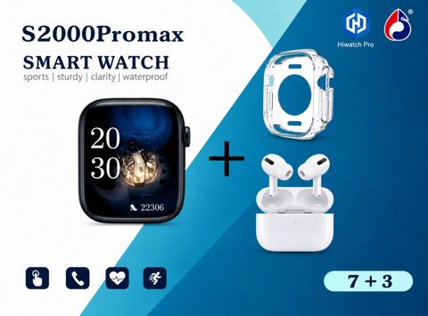 Ağıllı Saat + Simsiz Bluetooth Qulaqlıq + Qoruyucu Korpus — Bakı