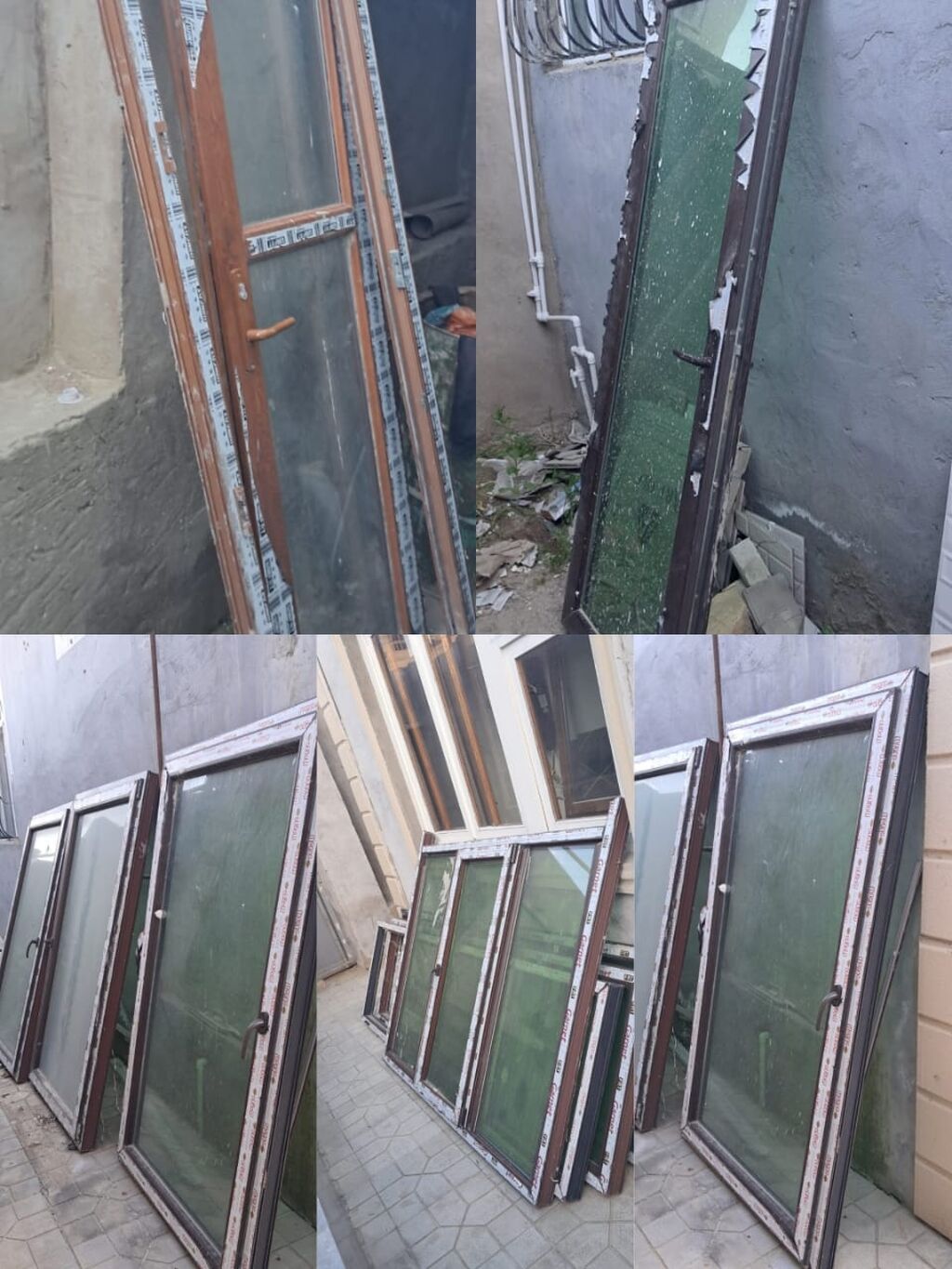 Salam 4 qapi 80sm eni hunduru 240 4pencere 3ededi 110sm eni hunduru — Təmir və inşaat, Xırdalan (6)