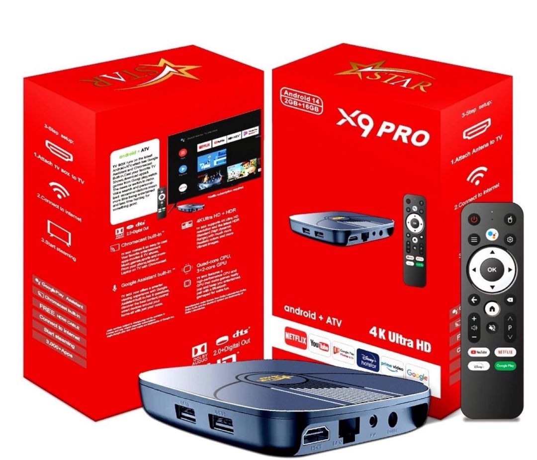 X9 Pro Android TV Box 4+32 — Elektronika, Bakı (2)