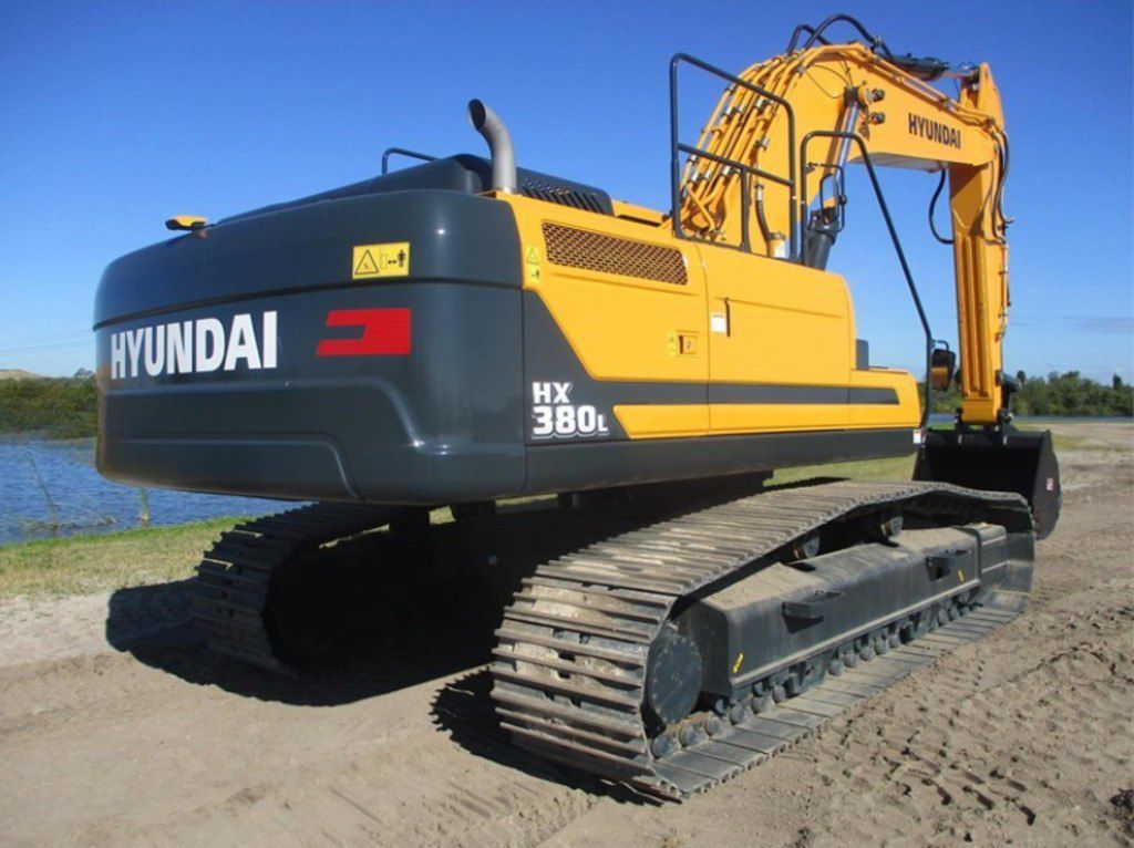 Tırtıllı ekskavator "Hyundai HX380L" — İnşaat texnikası, Bakı (4)