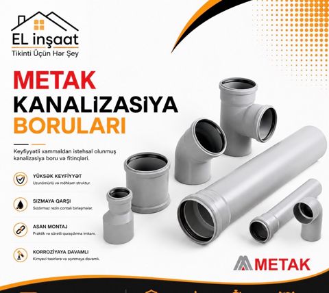 Metak boruları — Bakı
