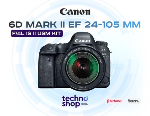 Fotoaparat "Canon 6D Mark II + EF 24-105 mm f/4L IS II USM KIT" — Bakı