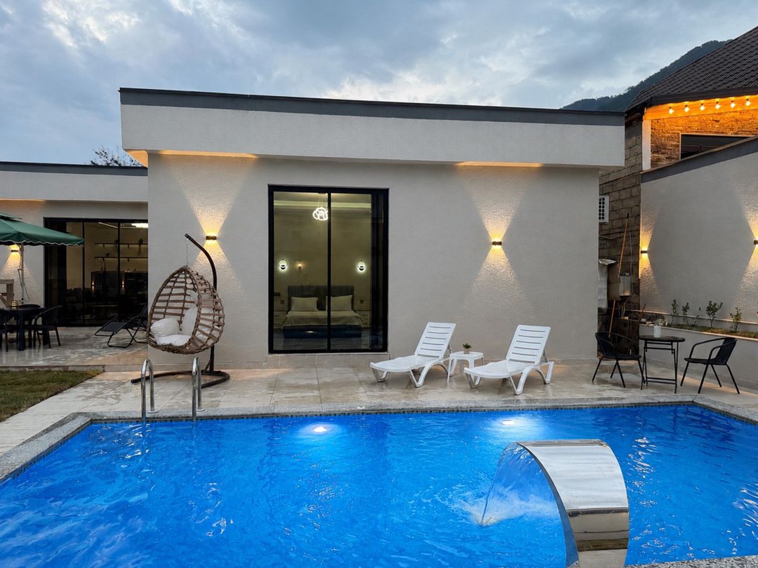 İcarəyə verilir 4 otaqlı həyət evi/bağ evi 150 m² — Ev, villa, Qəbələ (2)