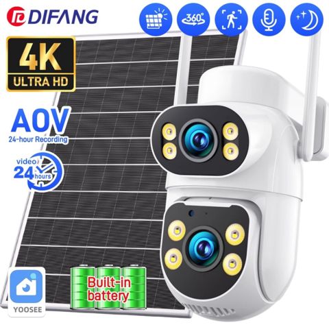 2 kamera günəṣ panelli 4G sim kartlı 8mp/4k — Bakı