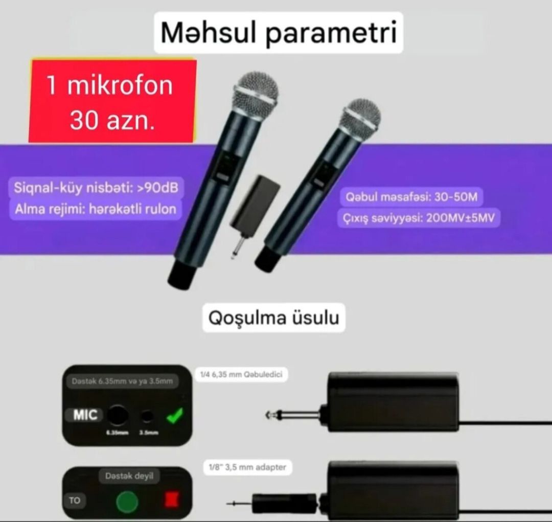 Mikrofon — Səs texnikası, Bakı (3)