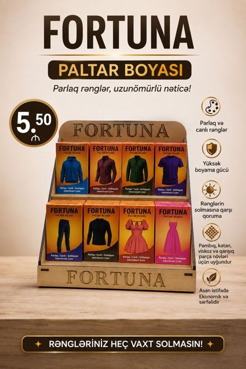 Fortuna paltar boyası — Bakı