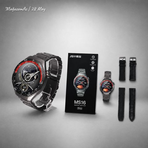 Smart saat Jsyes MS16 Black — Bakı