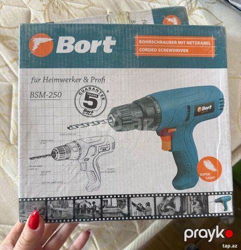 Bort BSM-250 şəbəkə ilə işləyən vintoyma/şurupburma aləti - Model — Bakı