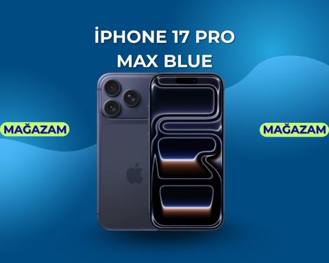 Apple iPhone 17 Pro Max Deep Blue 512GB/12GB — Bakı