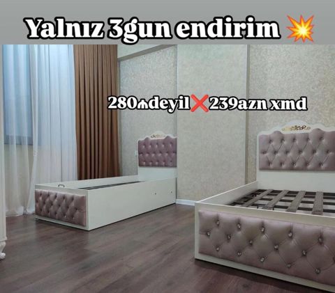 Uşaq/yeniyetmə üçün tək nəfərlik çarpayı modeli - Rəng: ağ korpus — Bakı