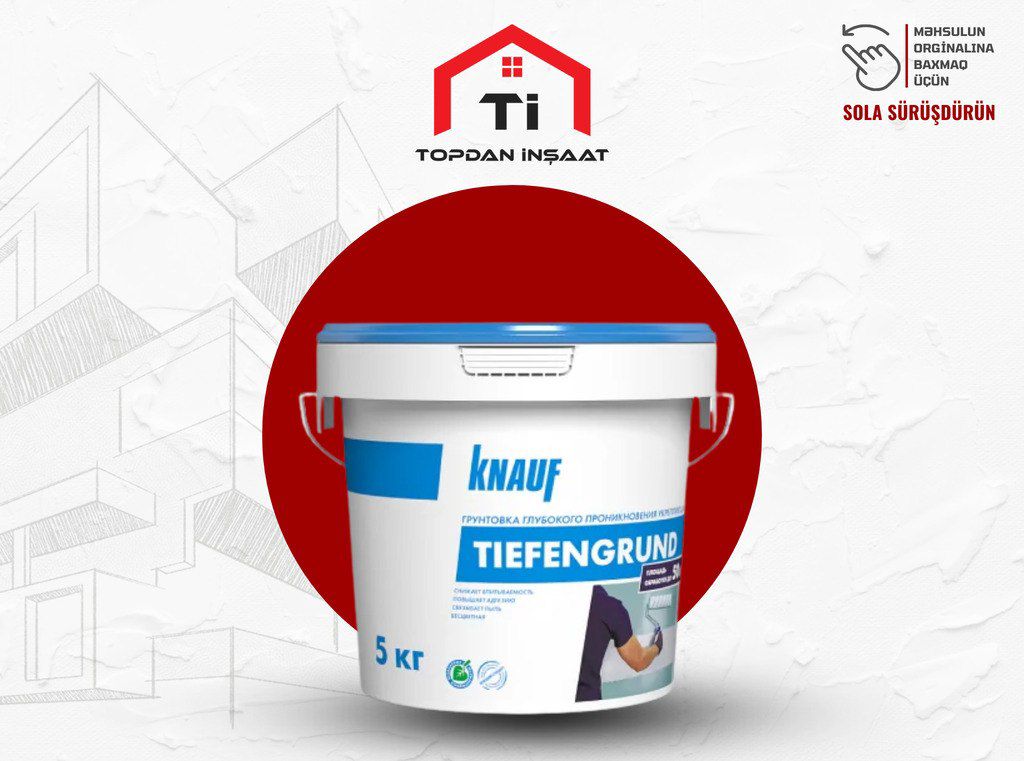 "Knauf Tiefengrund" astarı — Təmir və inşaat, Bakı (2)