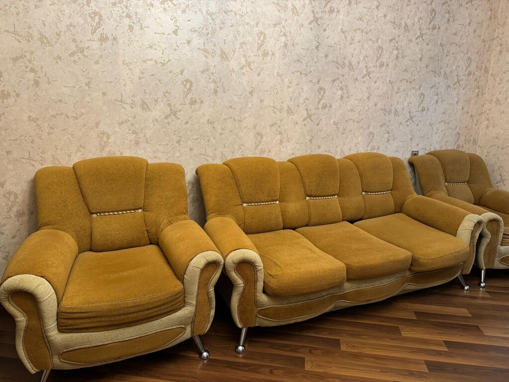 İşlənmiş, Divan, 2 kreslo — Yumşaq mobilya dəstləri, Bakı
