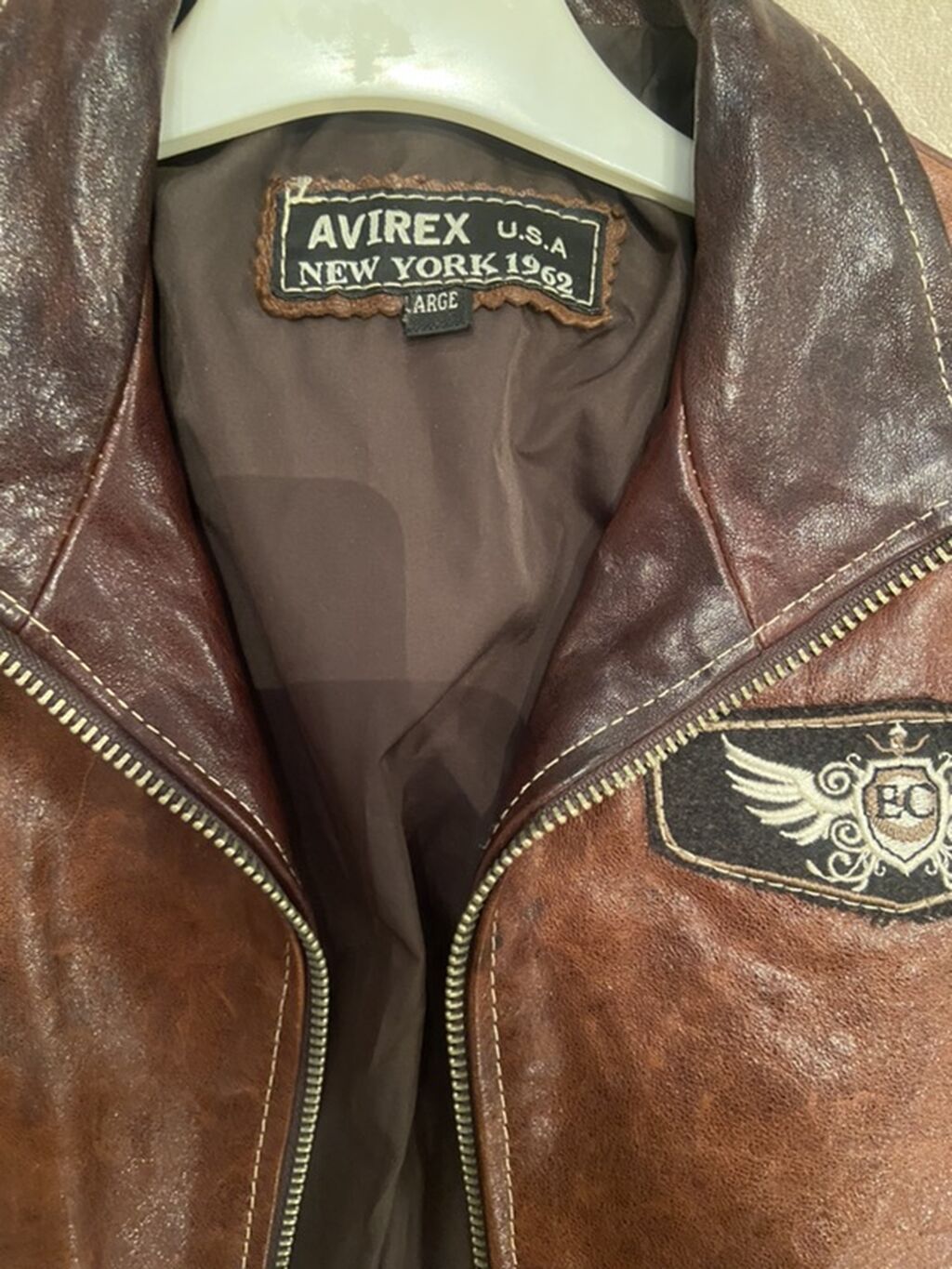 Uşaq dəri gödəkçə – Avirex USA - Brend: Avirex U.S.A. (etiket: New — Uşaq geyimi, Bakı (2)