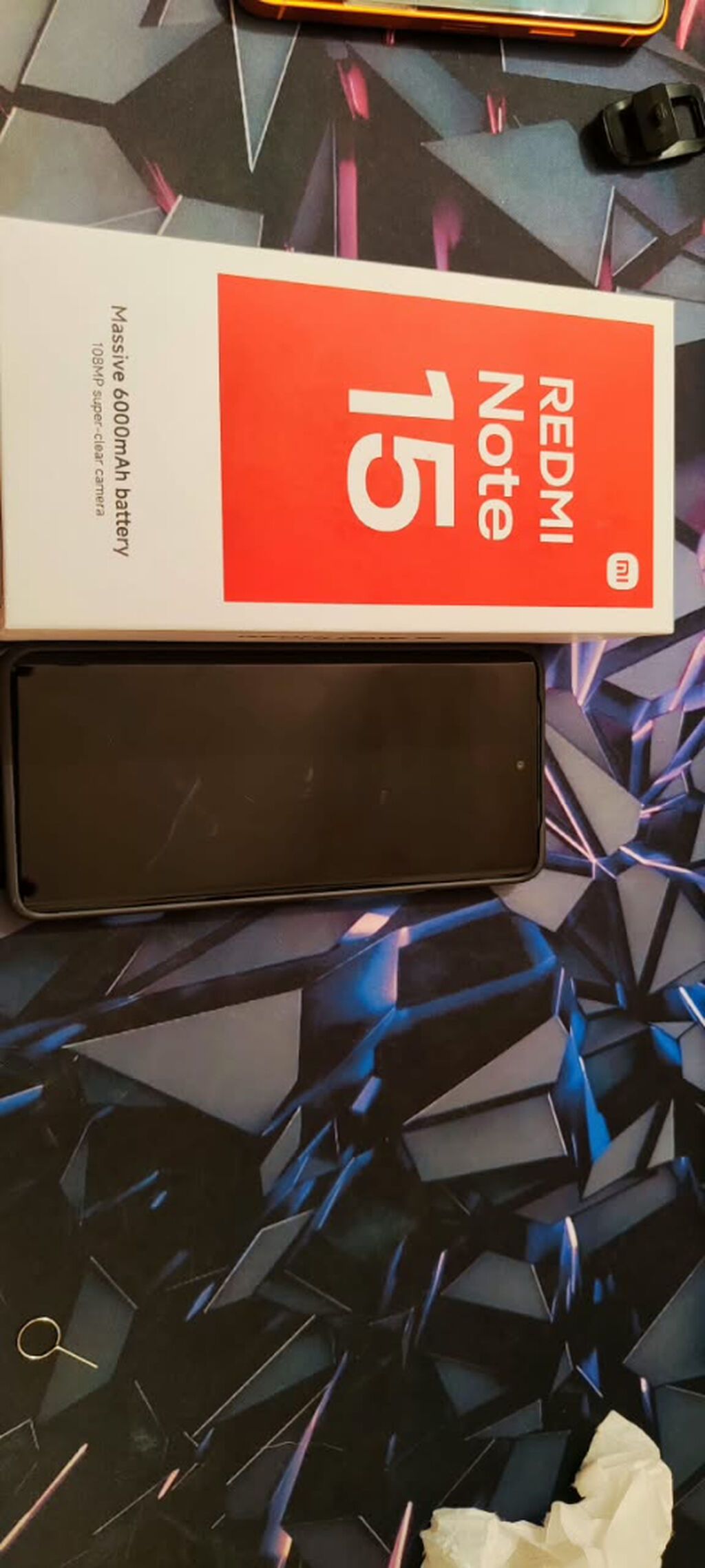 Redmi Note 15, 16 GB RAM, 256 GB, 6000 mAh, 108 MP — qara — Realme, Bakı