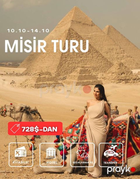 Misir Turu Şarm Əl Şeyx - 10-14.okyabr (4 gecə 5 gün) — Bakı