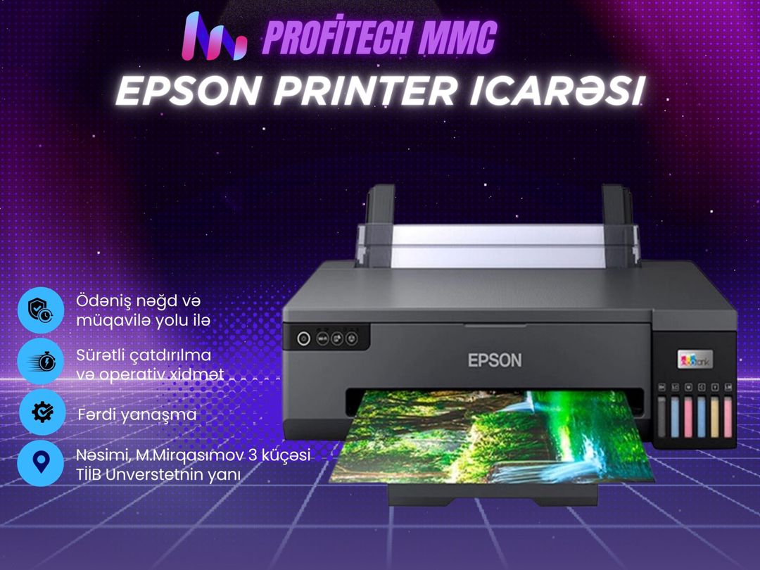 Printer "Epson" icarəsi — Xidmətlər, Bakı