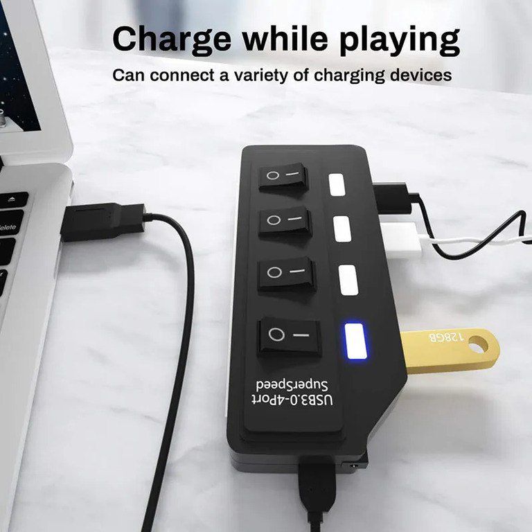 USB 3.0 HUB ultra speed 3 və 4 portlu — Elektronika, Bakı (2)