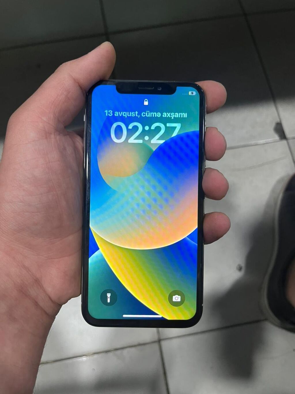IPhone X, 256 GB, Gümüşü, Face ID — Apple iPhone, Digah
