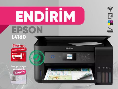 Printer "Epson L4160 (C11CG23402DA)" — Bakı