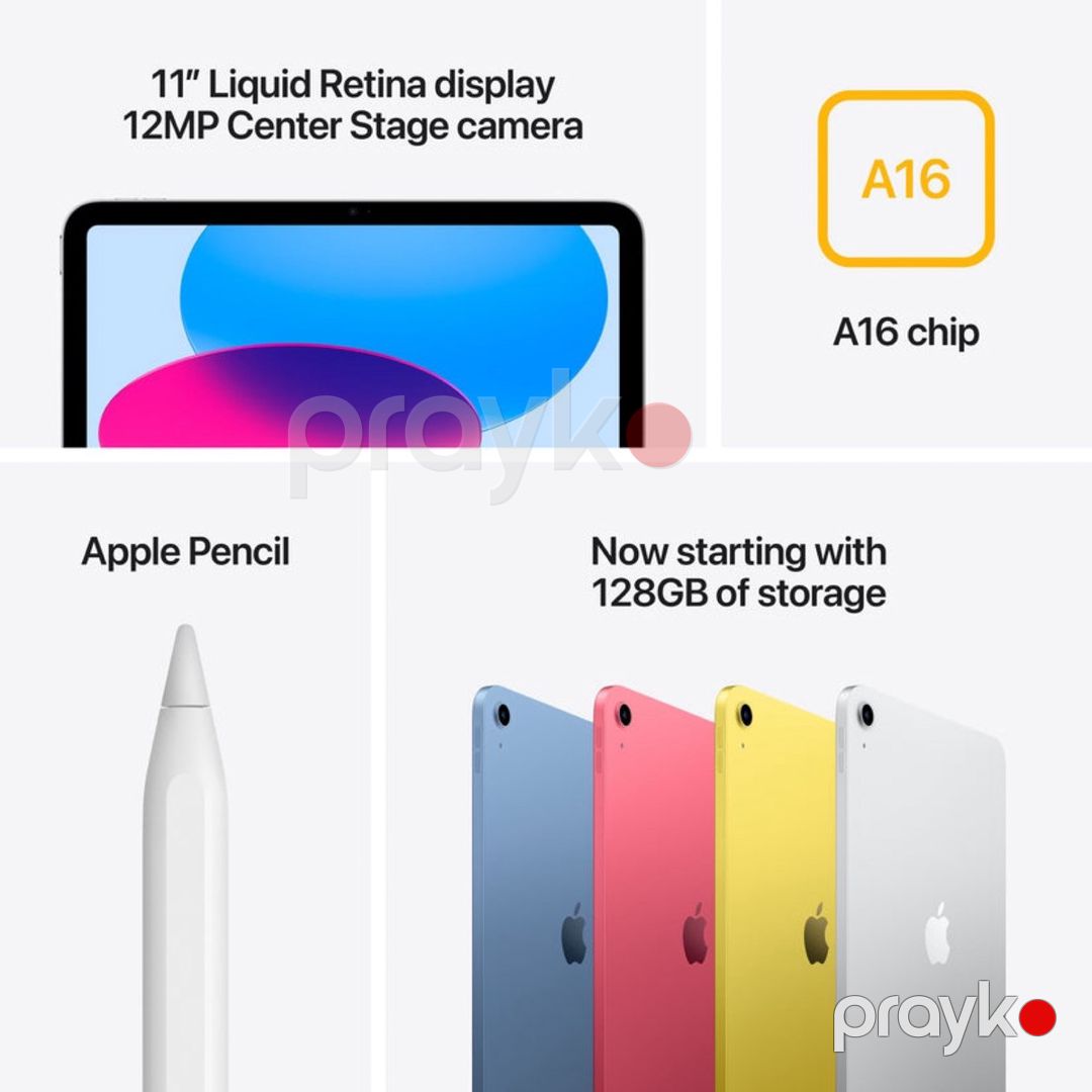 Apple iPad A16 128 Wi-Fi — Planshetlər, Bakı (5)