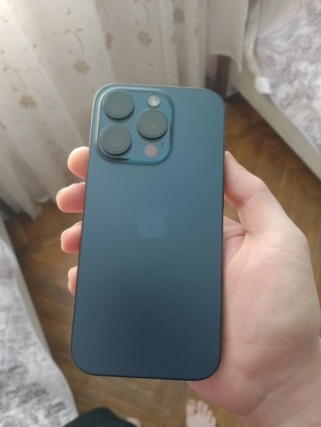 IPhone 15 Pro, 128 GB, Blue Titanium, Face ID — Apple iPhone, Zaqatala