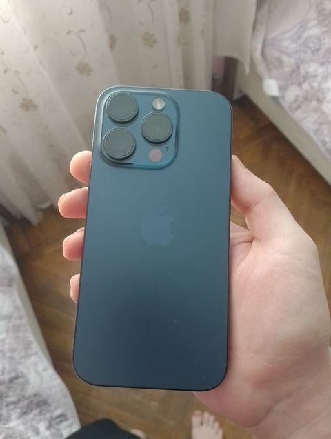 IPhone 15 Pro, 128 GB, Blue Titanium, Face ID — Zaqatala