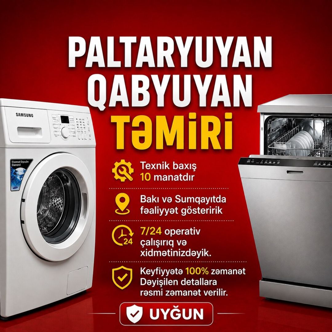 Paltaryuyan təmiri — Xidmətlər, Bakı (3)