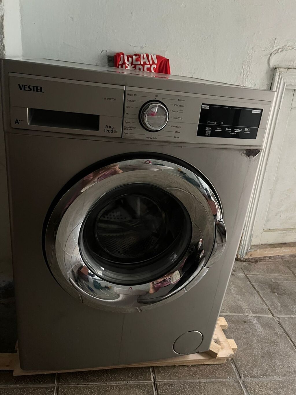 Paltaryuyan maşın Vestel, 9 kq, İşlənmiş, Avtomat, Qurutma var — Çamaşır maşınları, Bakı (3)