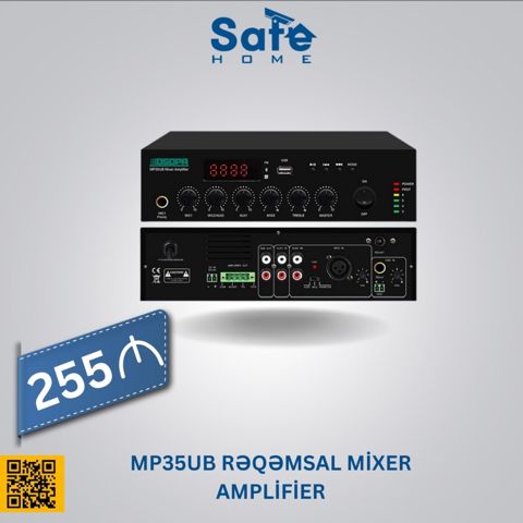 MP35UB Rəqəmsal Mixer Amplifier — Bakı