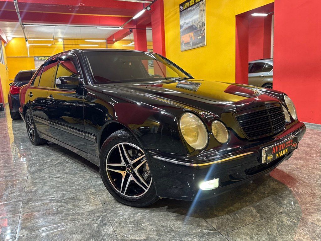 Mercedes E 220, 2.2 L, 1999 il, 280 000 km — Avtomobillər, Sumqayıt (3)