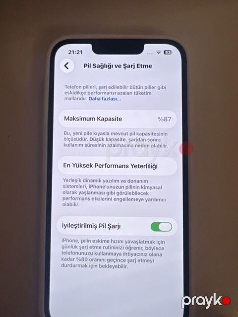 IPhone 13, Ağ, Simsiz şarj
