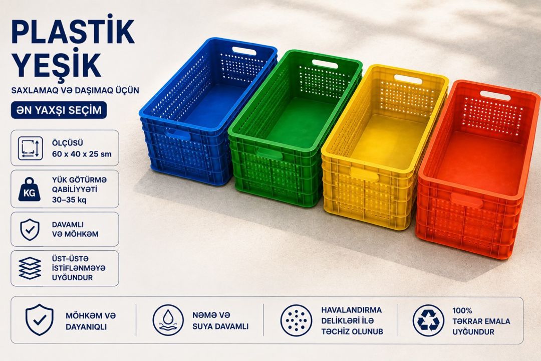 Plastik yeşik — Biznes və avadanlıq, Bakı (2)