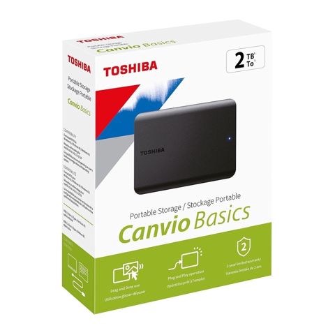 External HDD “Toshiba Canvio Basics 2TB USB” — Bakı