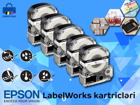 "Epson" etiket printerləri üçün lent — Bakı