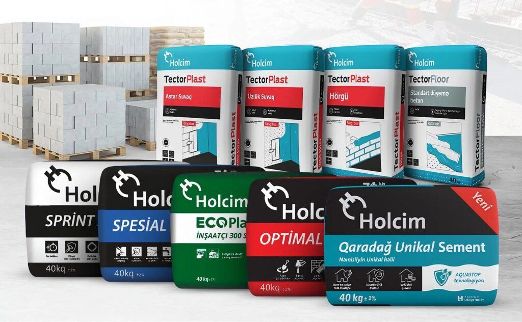 "Holcim" sement — Təmir və inşaat, Bakı