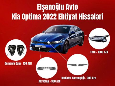 "Kia Optima K5 2021 2022 2023" ehtiyat hissələri — Bakı
