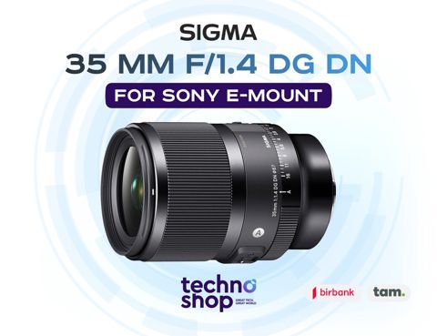 Linza "Sigma 35 mm f/1.4 DG DN for Sony E-Mount" — Bakı