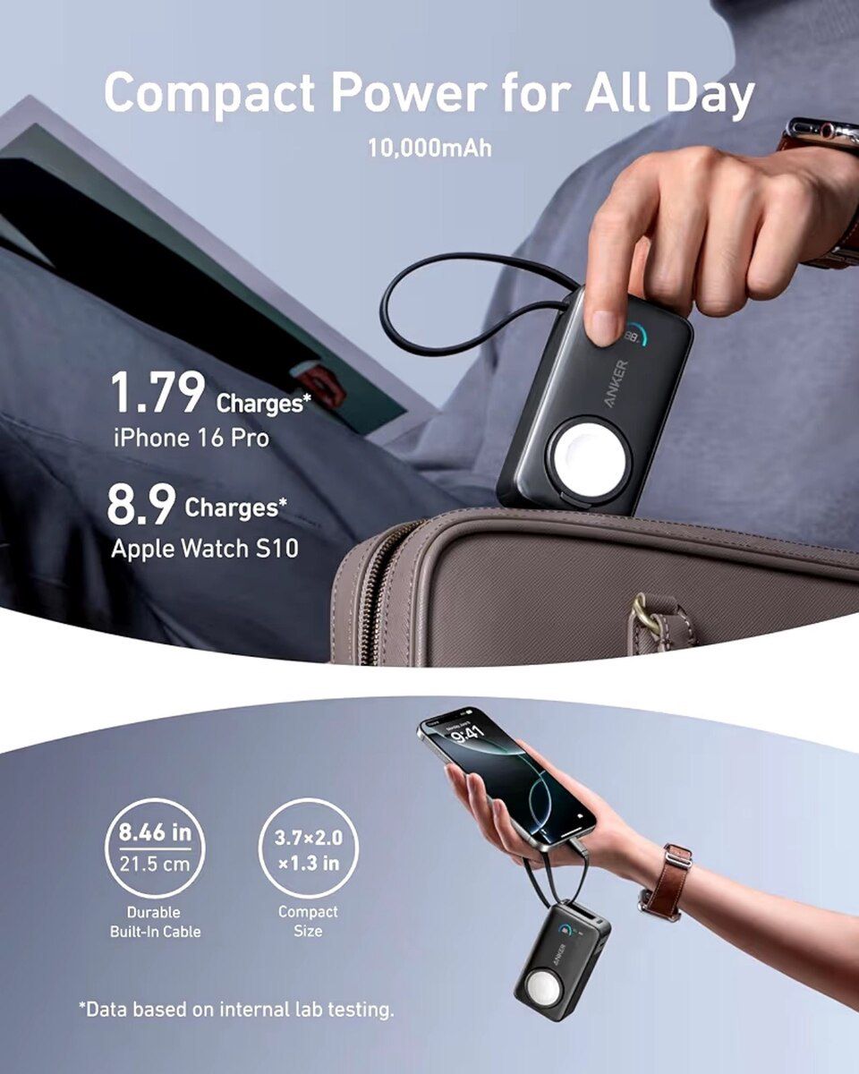 Anker powerbank nano 35w Apple watch 10k — Smartfonlar, Bakı (5)