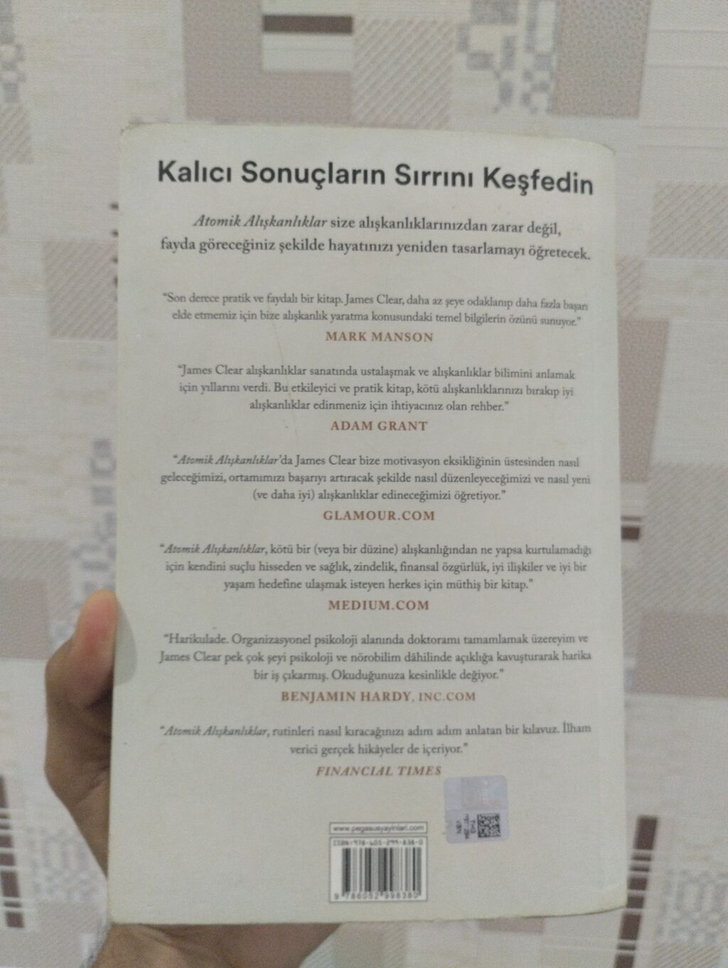 Məhsul: Kitab – “Atomik Alışqanlıqlar” (Türkcə nəşr) Müəllif: James — Kitablar, Masazır (2)