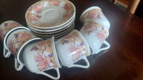 Çay dəsti, rəng - Ağ, Farfor — Bakı