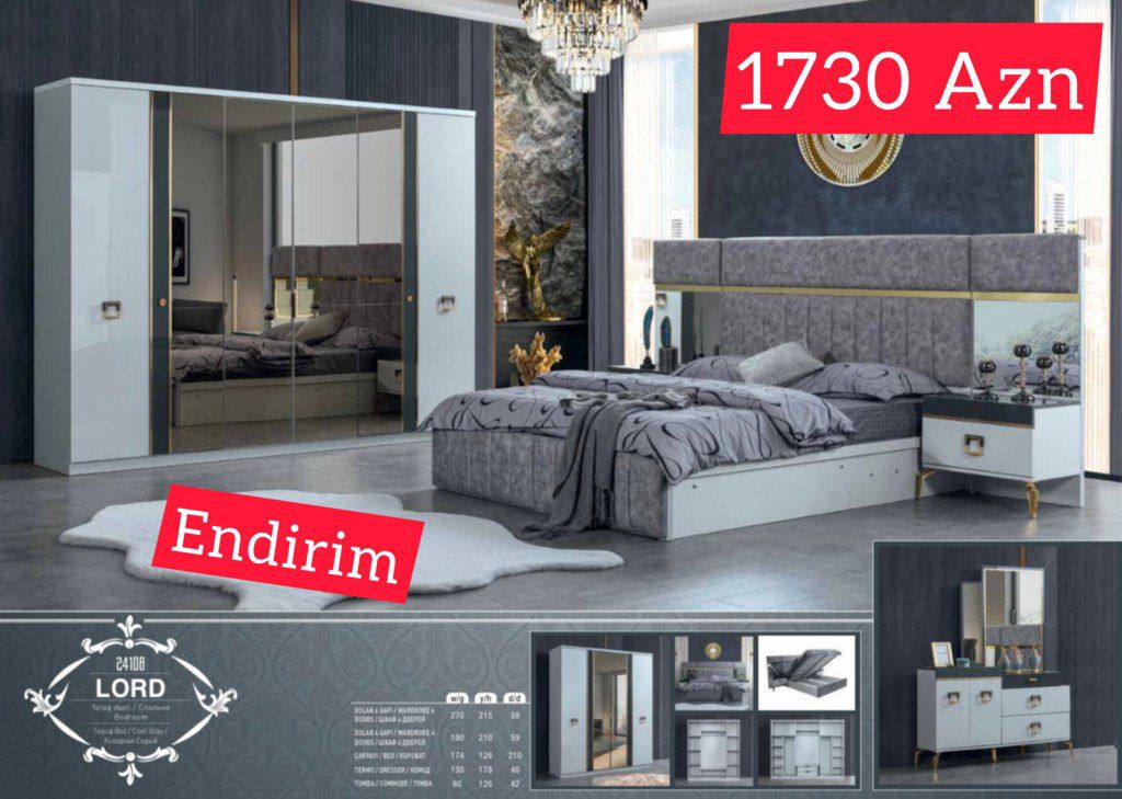 Yataq otağı mebeli — Matraslar, Bakı (7)