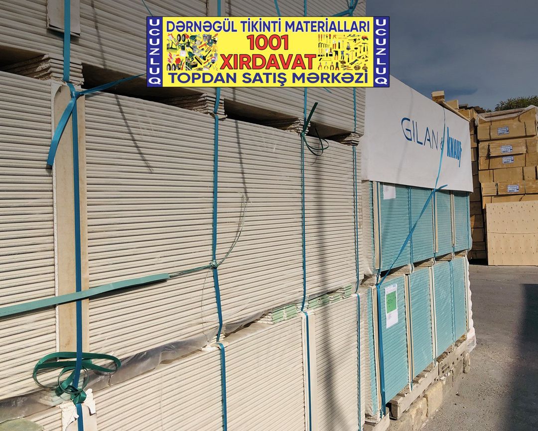 Alçıpan "Gilan" — Təmir və inşaat, Bakı (5)
