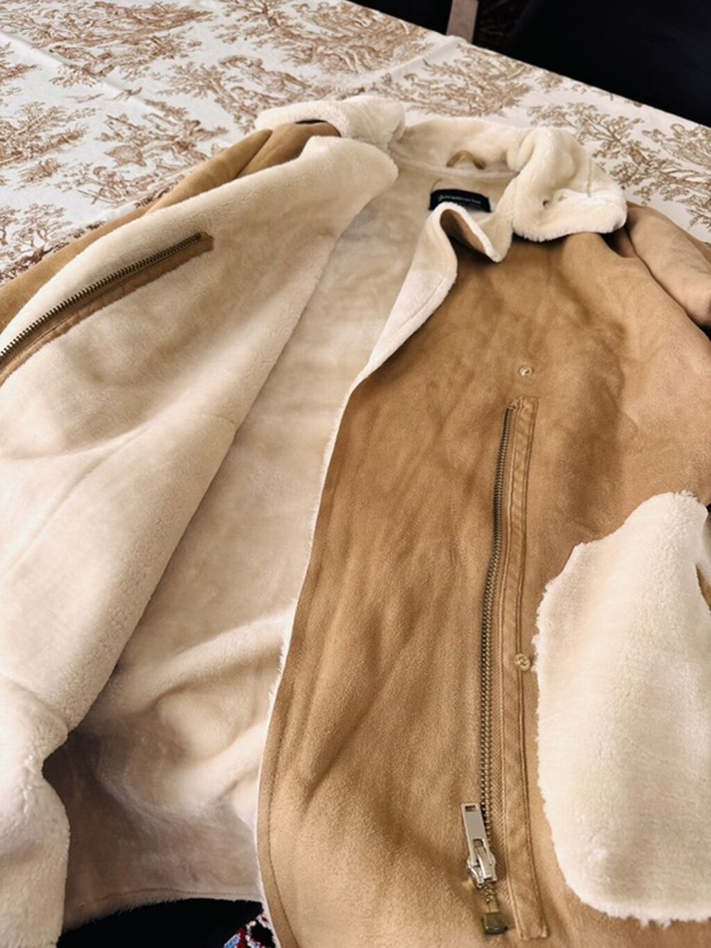 Zamşa kurtka, Stradivarius, L — Jaketlər, Bakı (3)