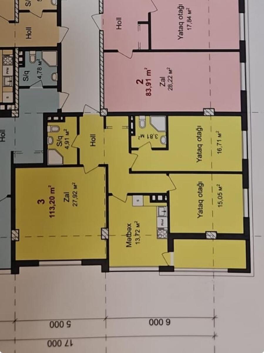 Satılır 3 otaqlı yeni tikili 114 m² — Mənzil, Bakı (3)