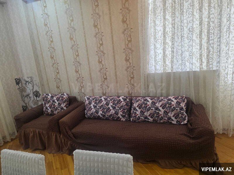 Xətai rayonunda 2 otaqlı Yeni tikili Kirayə verilir, 80 m² — Mənzil, Bakı (6)
