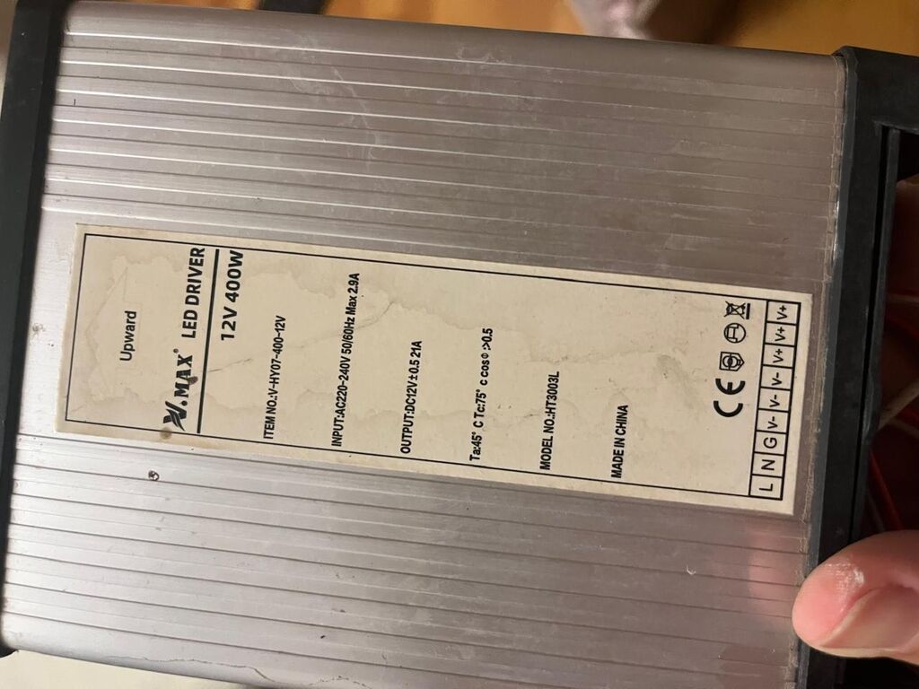 LED lampaları və digər 12V sabit cərəyanla işləyən işıqlandırma — Elektronika, Bakı (2)