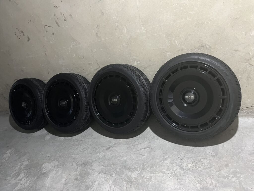 Range Rover üçün tam komplekt disklər və təkərlər - Disklər: orijinal — Diskləri, Bakı (8)
