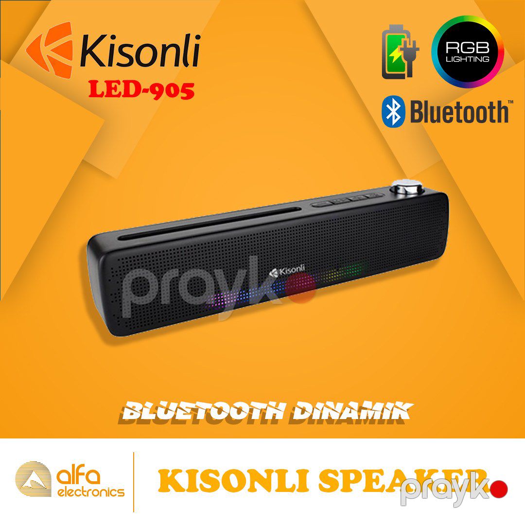 Dinamik RGB Bluetooth "Kisonli LED-905" — Səs texnikası, Bakı (4)