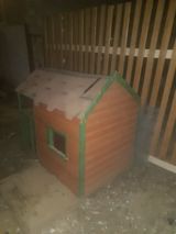Taxta it evi / heyvan evi - Material: tam taxta konstruksiya, möhkəm — Dog houses
