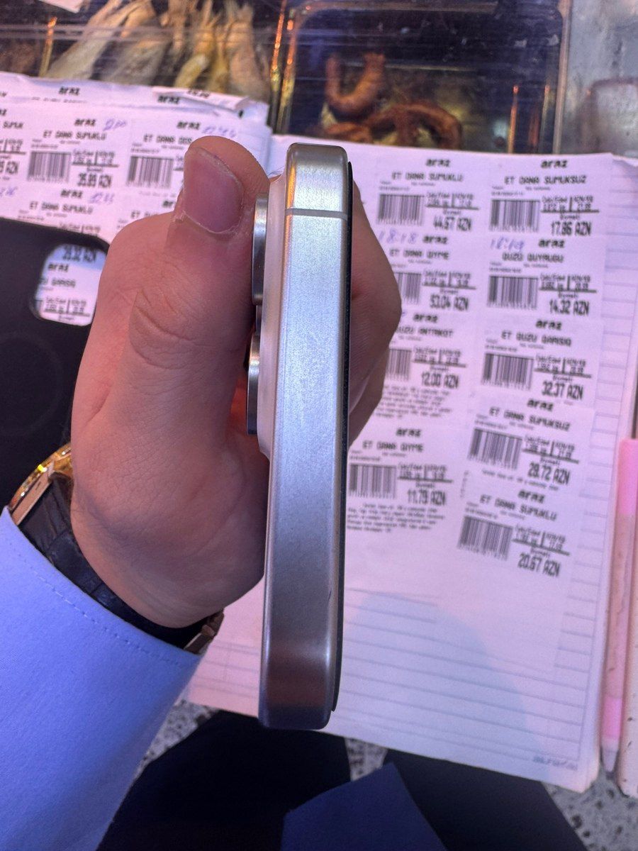 Apple iPhone 15 Pro Max White Titanium 256GB/8GB — Smartfonlar, Sumqayıt (5)